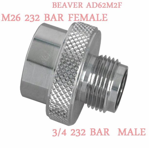Beaver AD 62F2D 232 Bar M26 Female/232 Bar DIN Male